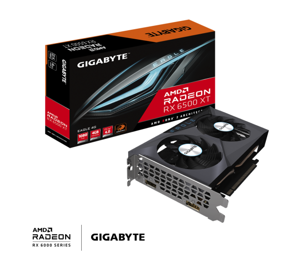 GIGABYTE Karta graficzna RX 6500XT EAGLE 4GB GDDR6 64bit DP/HDMI GV-R65XTEAGLE-4GD - 714836 - zdjęcie 9